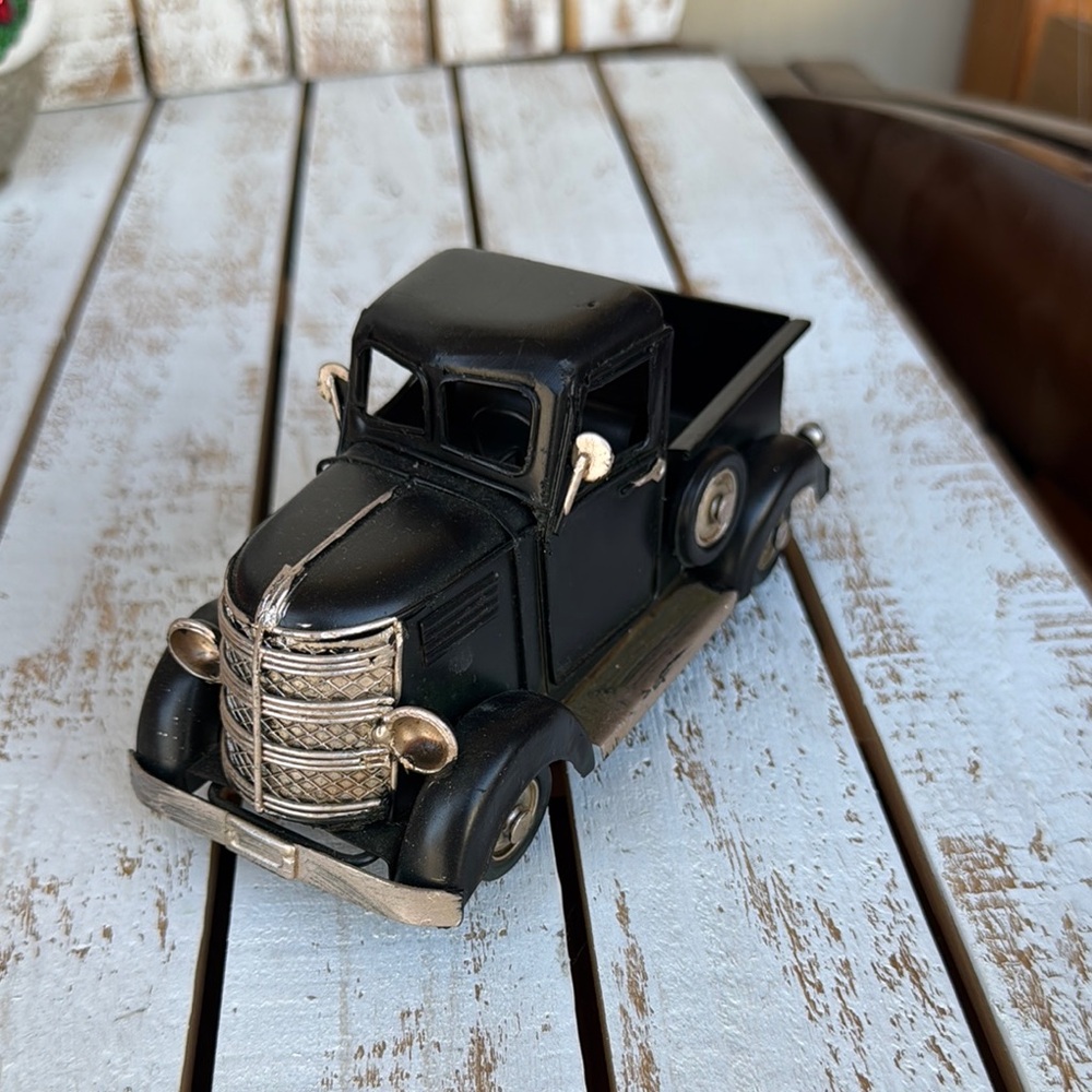 Vintage black truck model